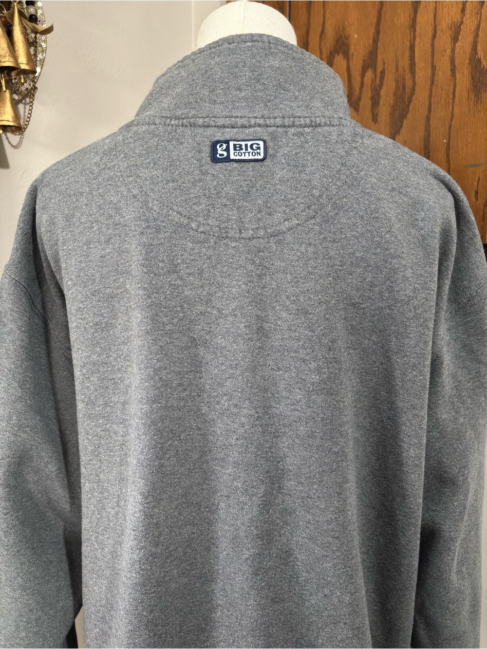Vintage Gear For Sports Minnesota Mille Lacs Quarter Zip Sweatshirt Large Gray - Picture 9 of 10